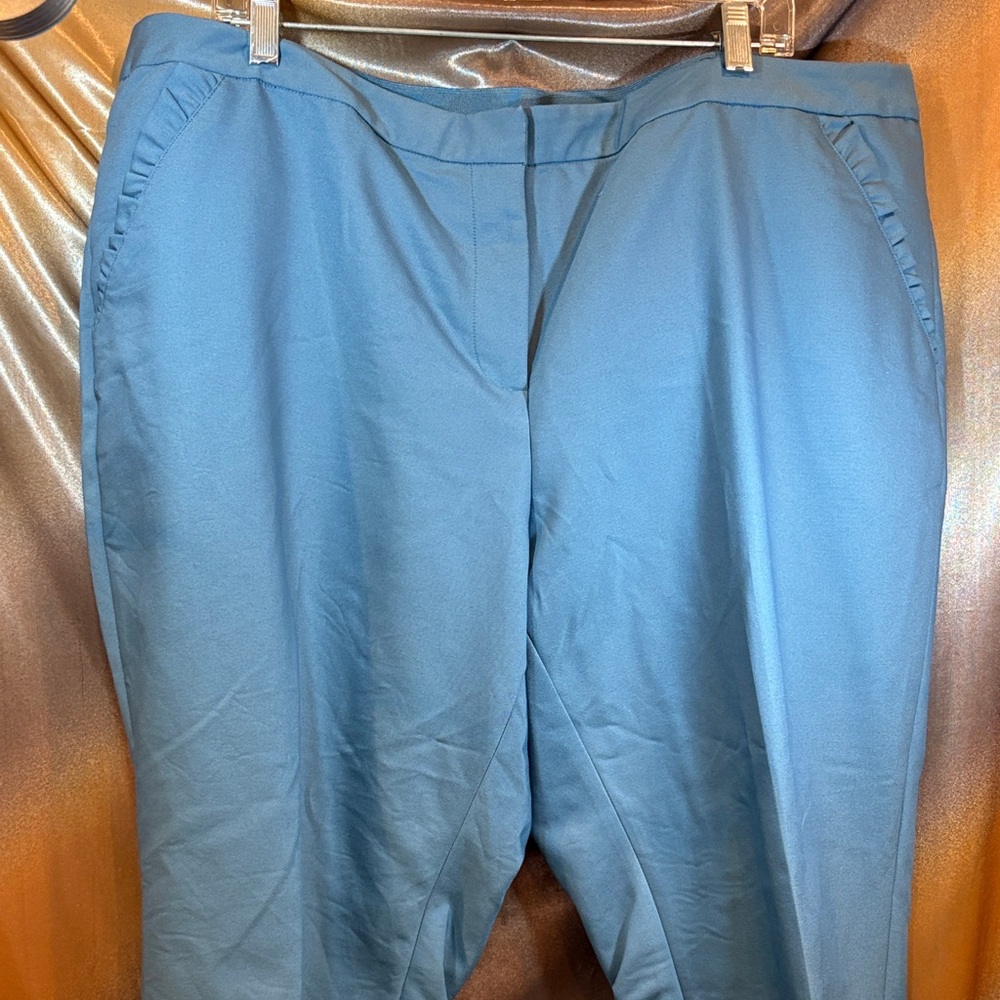 Amanda & Chelsea‎ 20w Chic Light Blue Pants stretchy! 301